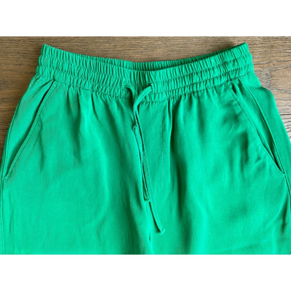 Zara Apple Green Wide Leg Blend Slouchy Pants Size XS